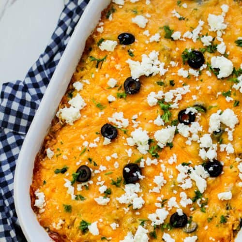 Low Carb Chicken Enchilada Casserole Recipe