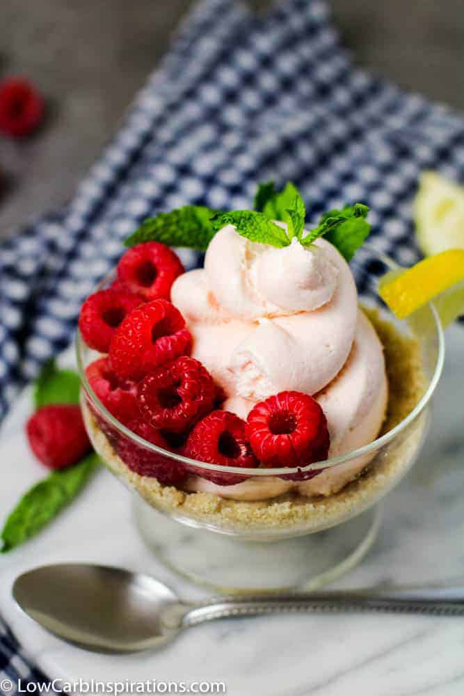 No Bake Raspberry Cheesecake Parfait Recipe