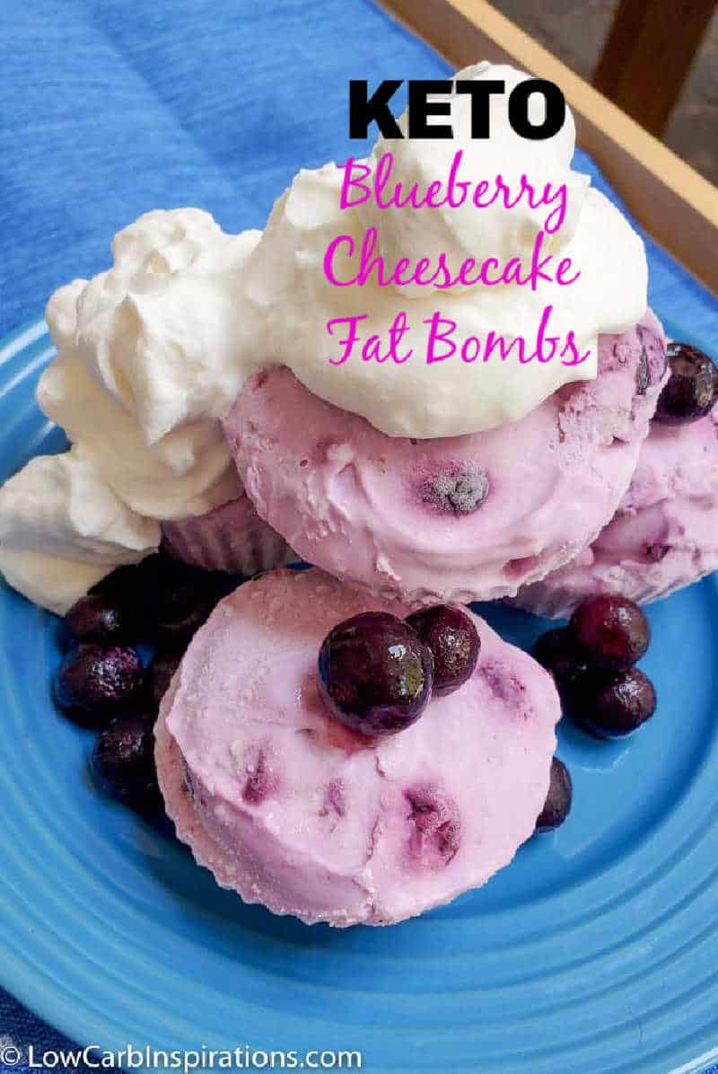 Keto Blueberry Cheesecake Fat Bombs Recipe