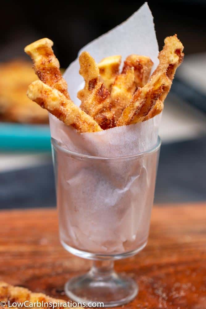 Keto Chaffle Churro Recipe