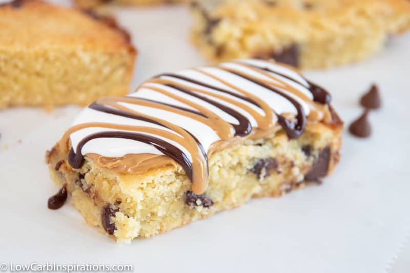 Keto Fluffernutter Cookie Bars Recipe