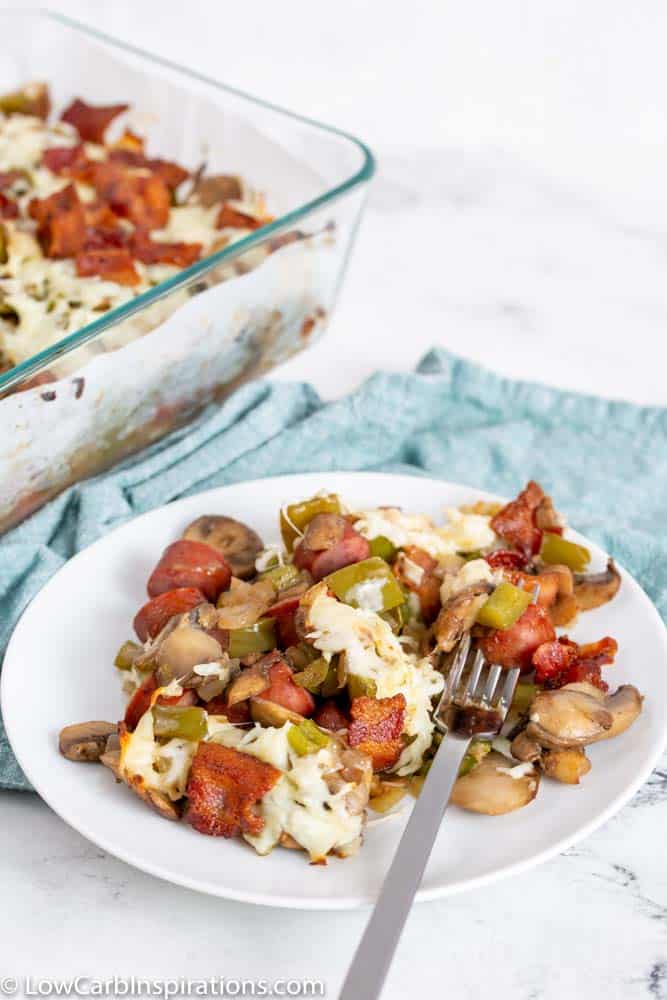 Easy Loaded Sausage and Pepper Casserole Recipe